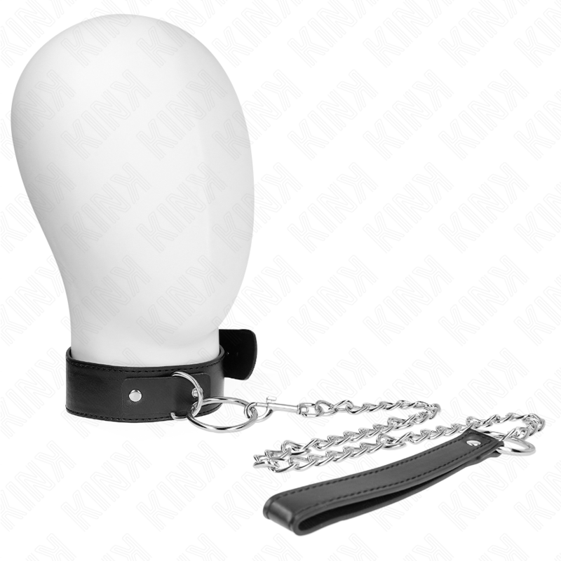 KINK – COLAR MODELO BÁSICO COM TRELA MODELO 4 AJUSTÁVEL 36-43 CM
