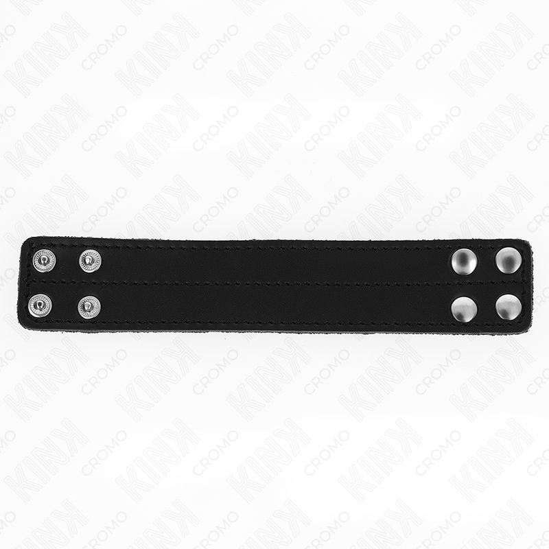 KINK - ANEL DE COURO PARA PÊNIS COM FECHO DE PRESSÃO 18,5 X 3,3 CM - Image 3