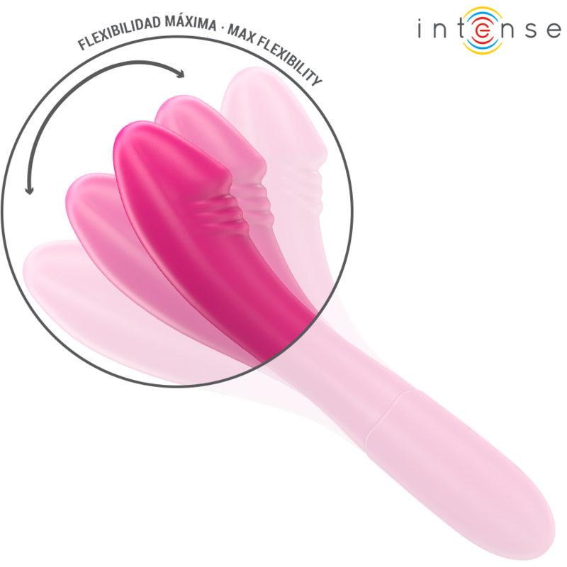 INTENSE - BELINDA VIBRADOR 19 CM FLEXÍVEL 10 VIBRAÇÕES ROSA - Image 5