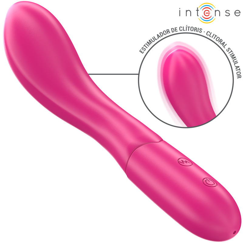 INTENSE - LISETTE VIBRADOR 19 CM FLEXÍVEL 10 VIBRAÇÕES ROSA - Image 2