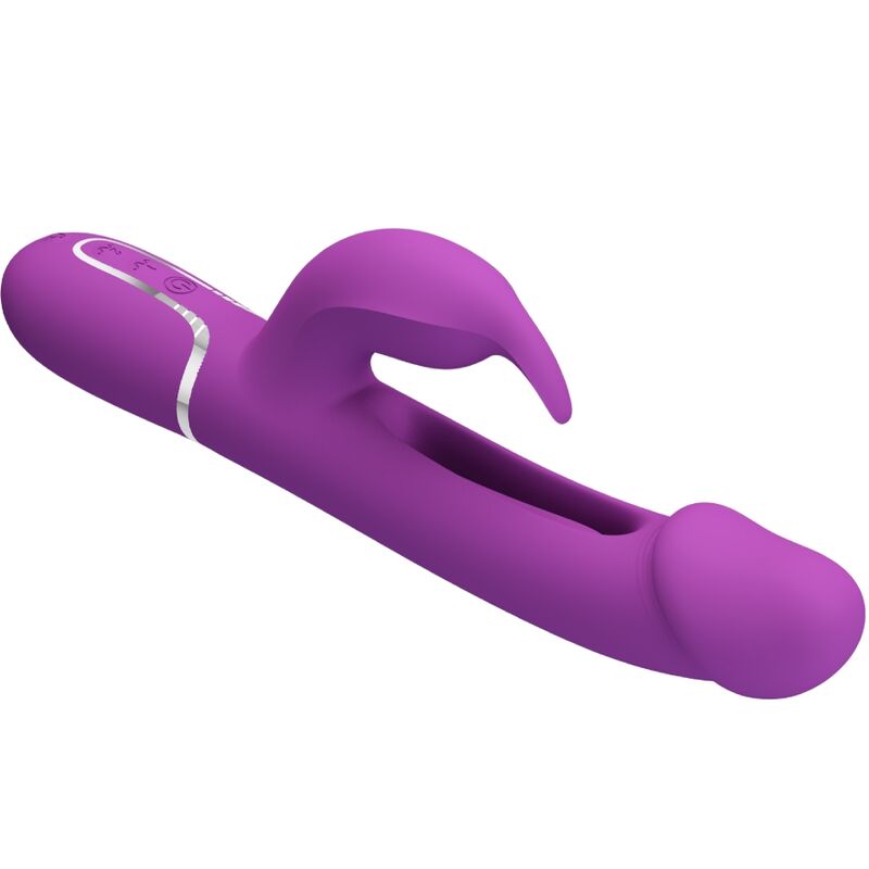 PRETTY LOVE - KAMPAS 3 EM 1 MULTIFUNCIONAL COELHO VIBRADOR ROXO - Image 4