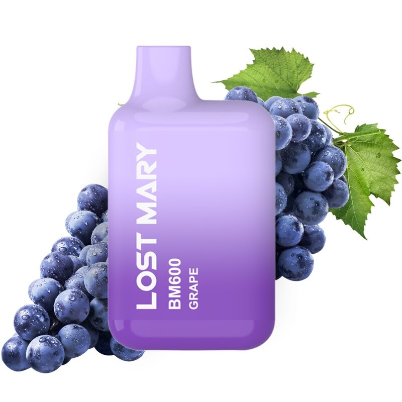 LOST MARY – (EXPOSITOR PROFESSIONAL PACK -10 UNIDADES) BM600 NICOTINE VAPER 2% UVA DESCARTÁVEL