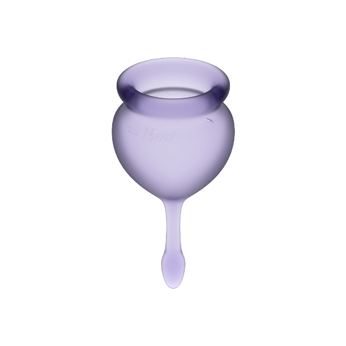 SATISFYER – FEEL GOOD COPO MENSTRUAL ROXO 15 + 20 ML