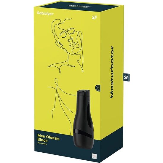 SATISFYER – MASTURBADOR MEN CLASSIC PRETO