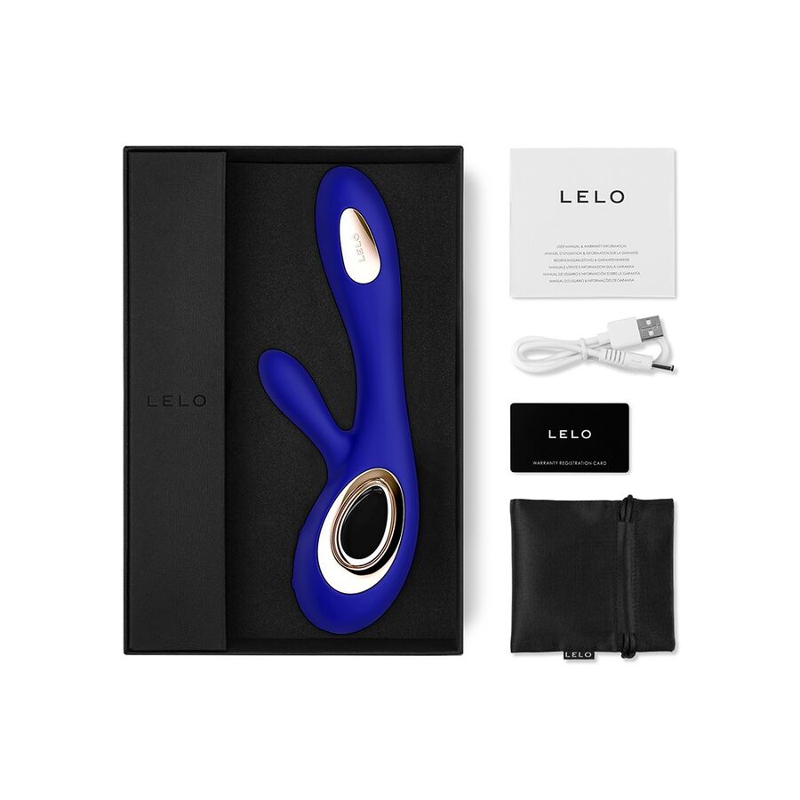 LELO - SORAYA WAVE VIBRADOR COELHO MEIA NOITE AZUL - Image 3