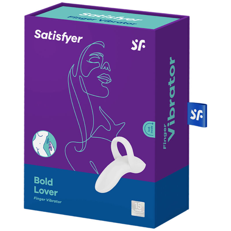 SATISFYER - VIBRADOR DE DEDO BOLD LOVER BRANCO - Image 4