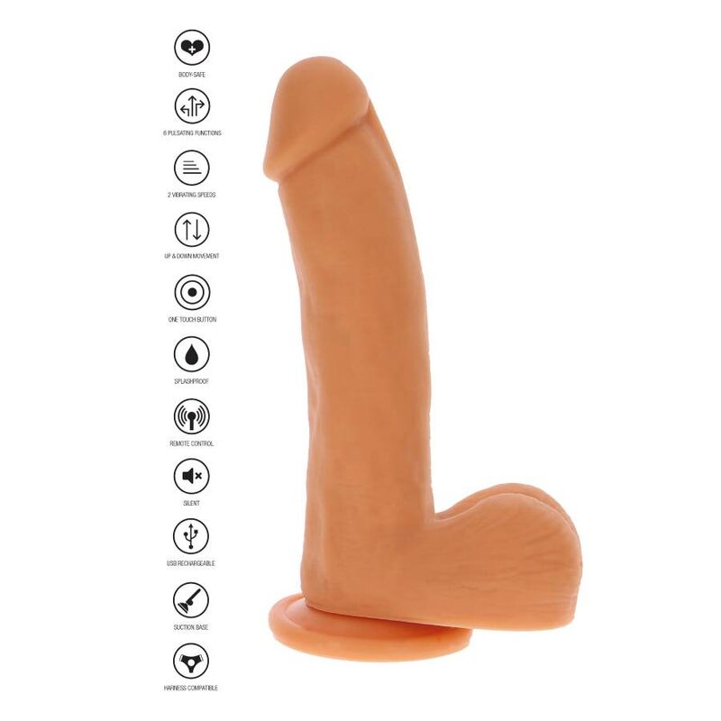 GET REAL - PELE DE DILDO DE CONFIANA DE PULSO MAGNÉTICO - Image 4