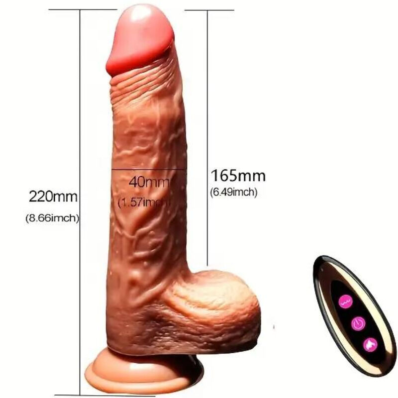 ARMONY - VIBRADOR DILDO REALÍSTICO E CONTROLO REMOTO 22.5 CM - Image 5
