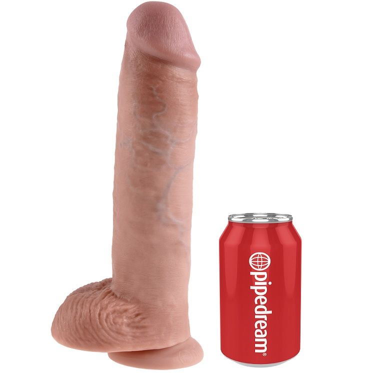 KING COCK - 11 CARNE DE DILDO COM BOLAS 28 CM - Image 5