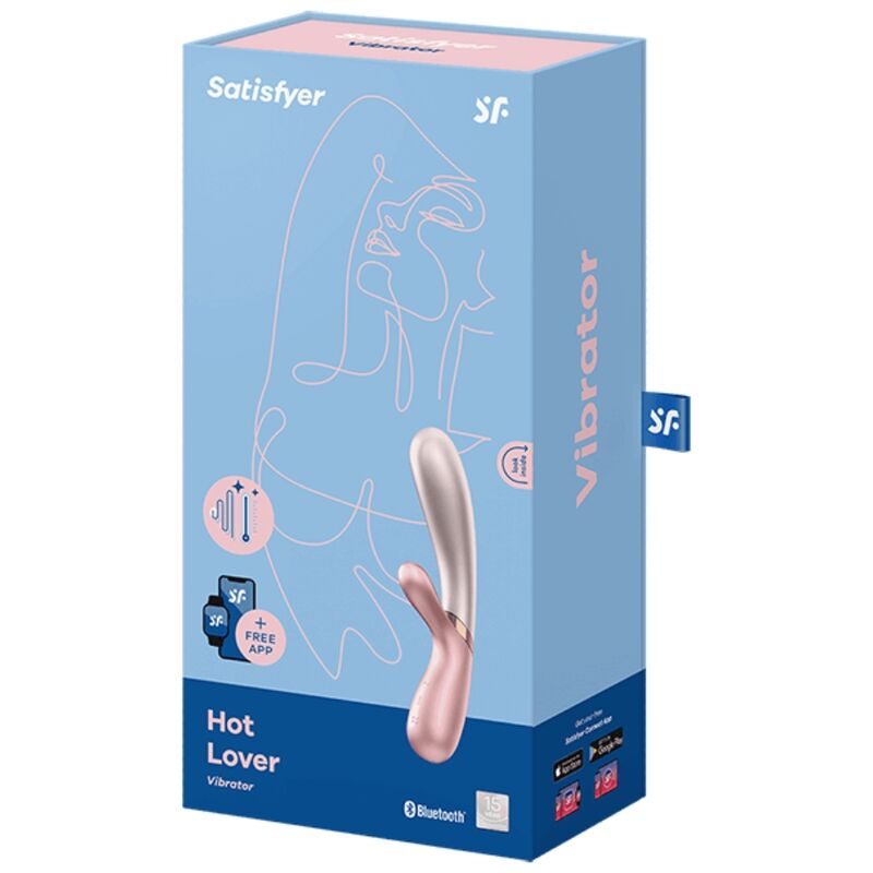 SATISFYER - VIBRADOR HOT LOVER ROSA & BEGE - Image 4