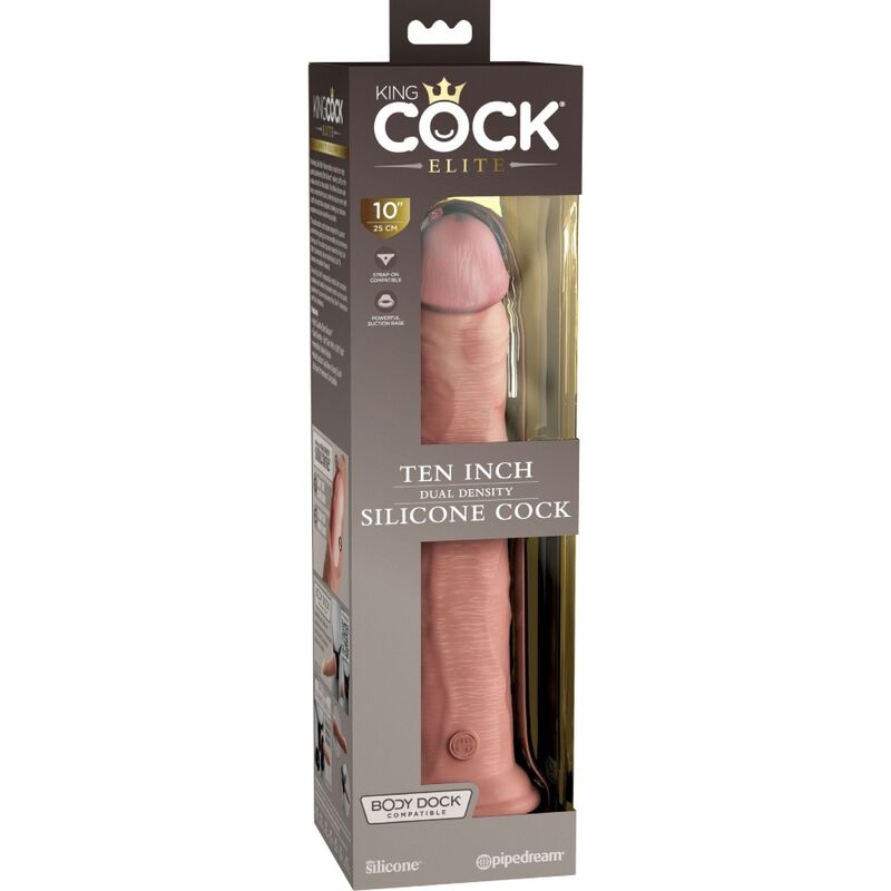 KING COCK - ELITE DILDO SILICONE REALISTA 25.4 CM - Image 5