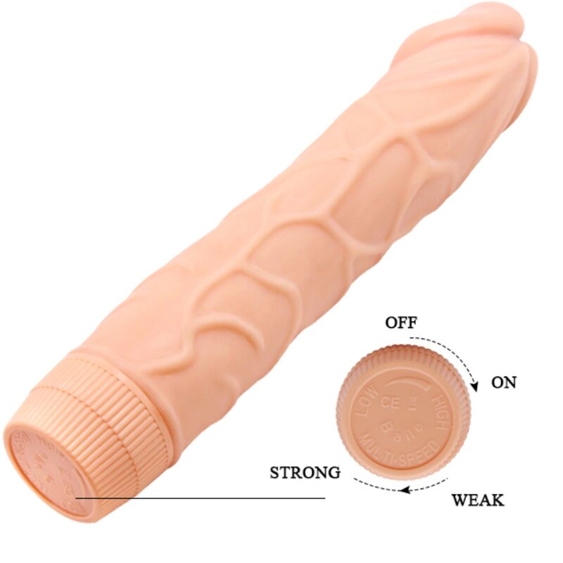 BAILE - BOB VIBRADOR REALISTA 22,5 CM CARNE - Image 4