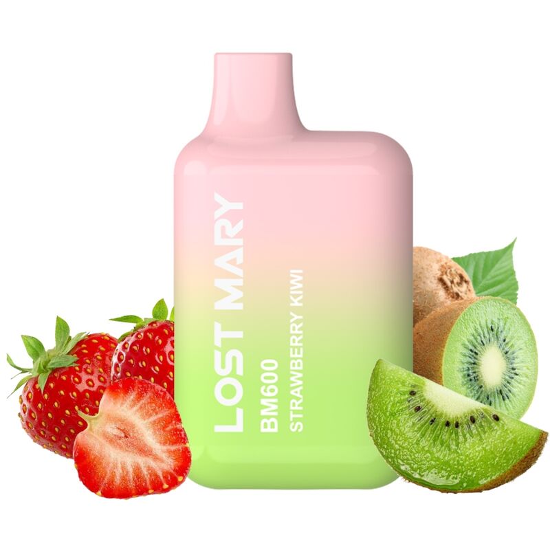 LOST MARY – BM600 NICOTINA VAPER 2% DESCARTÁVEL MORANGO KIWI