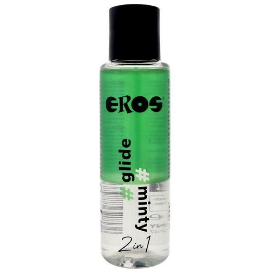 EROS – LUBRIFICANTE À BASE DE SILICONE “2 IN 1″GLIDE MENTA 100 ML