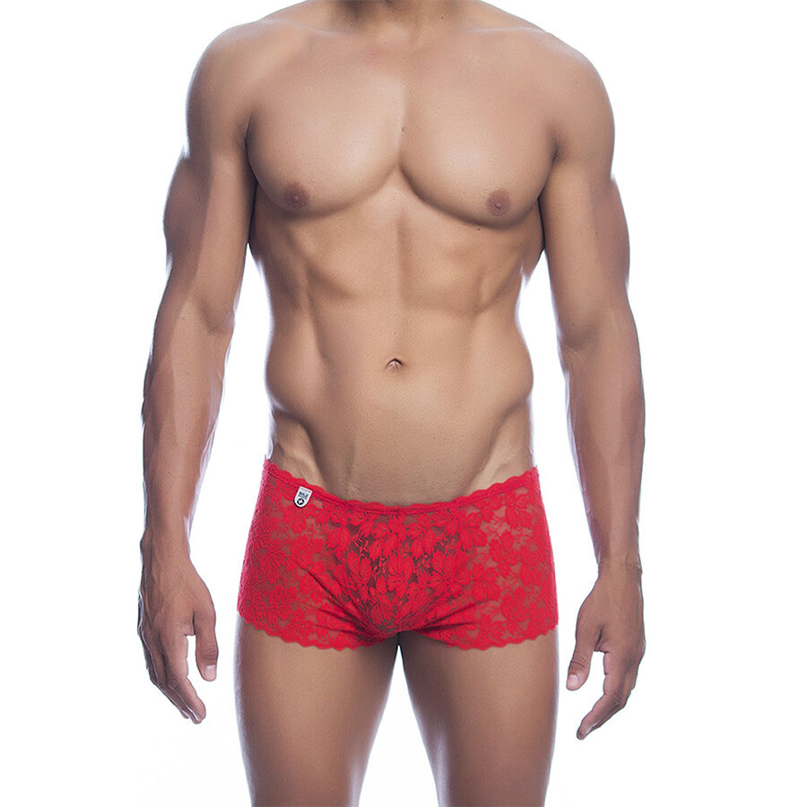 MOB – BOXER DE RENDA VERMELHA TAMANHO L/XL