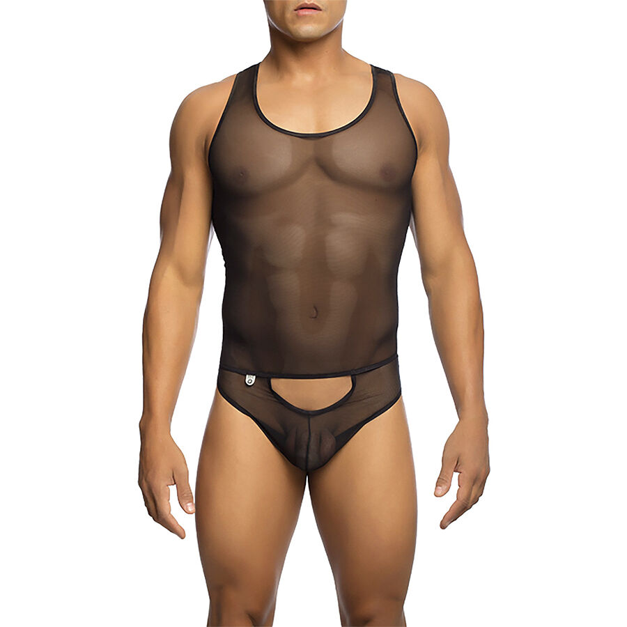 MOB – BODYSHEER PRETO TRANSPARENTE TAMANHO L/XL