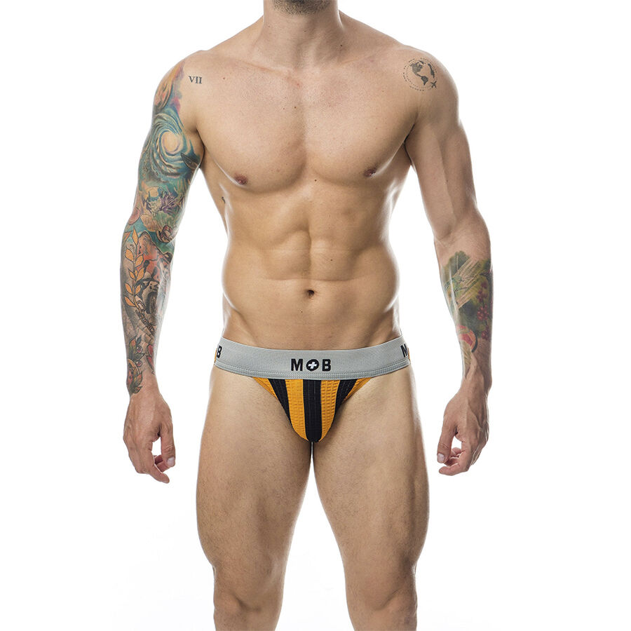 MOB – CALÇA CLASSIC JOCK STRIPE LARANJA TAMANHO G