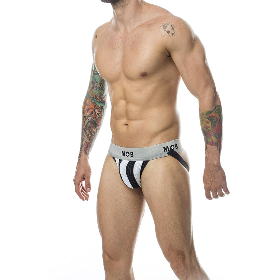 MOB – CALÇA JOKE BRANCA COM LISTRA CLÁSSICA TAMANHO G