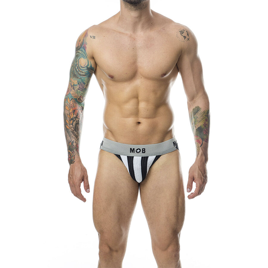 MOB – CALÇA JOKE BRANCA COM LISTRA CLÁSSICA TAMANHO G
