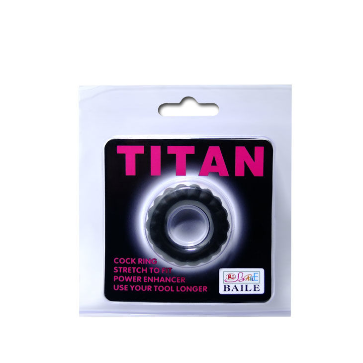 BAILE - ANEL PÊNIS TITAN PRETO 2 CM - Image 5