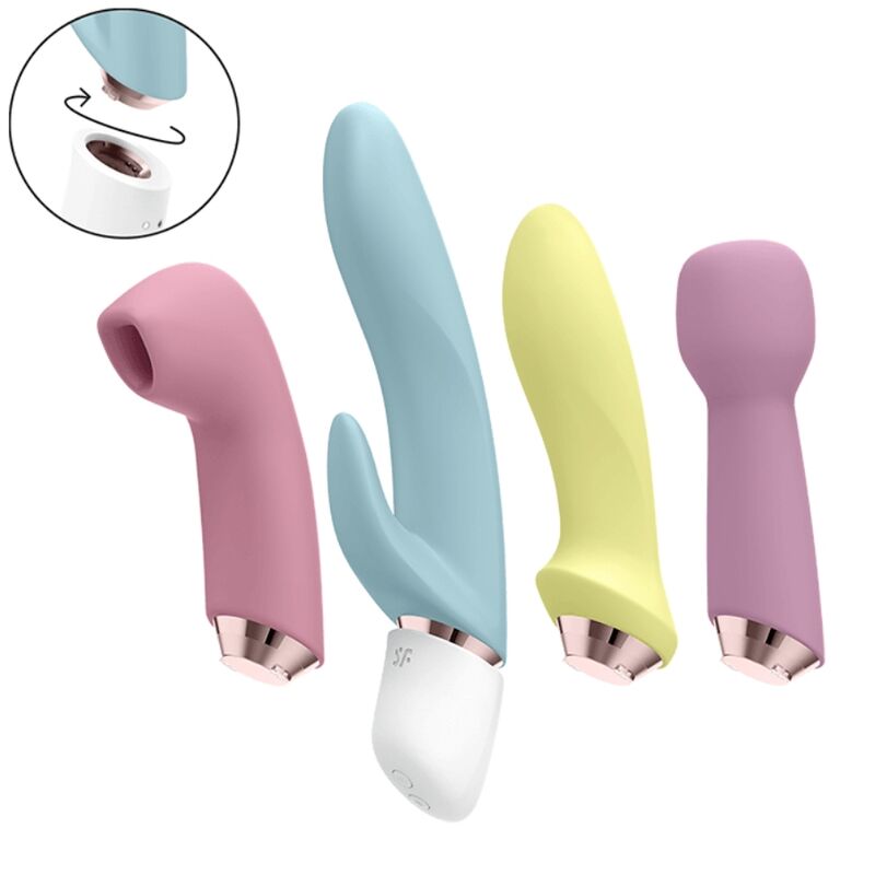 SATISFYER - MARVELOUS FOUR CONJUNTO VIBRADOR E PULSO DE AR - Image 3