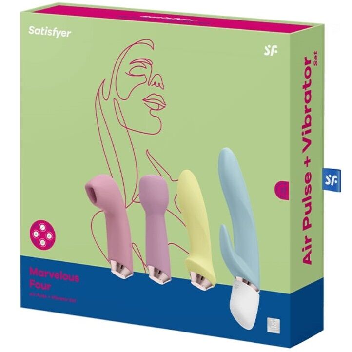 SATISFYER - MARVELOUS FOUR CONJUNTO VIBRADOR E PULSO DE AR - Image 2