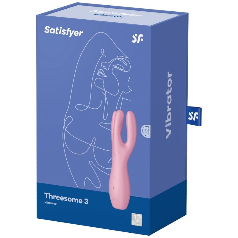 SATISFYER - VIBRADOR THREESOME 3 ROSA - Image 4