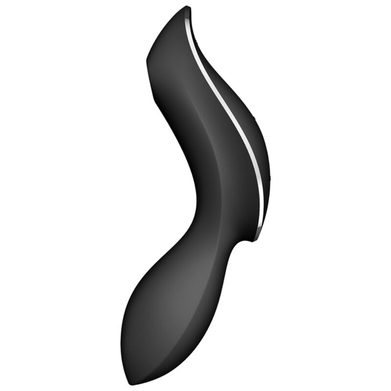 SATISFYER - VIBRADOR DE PULSO DE AR CURVY TRINITY 2 PRETO - Image 2