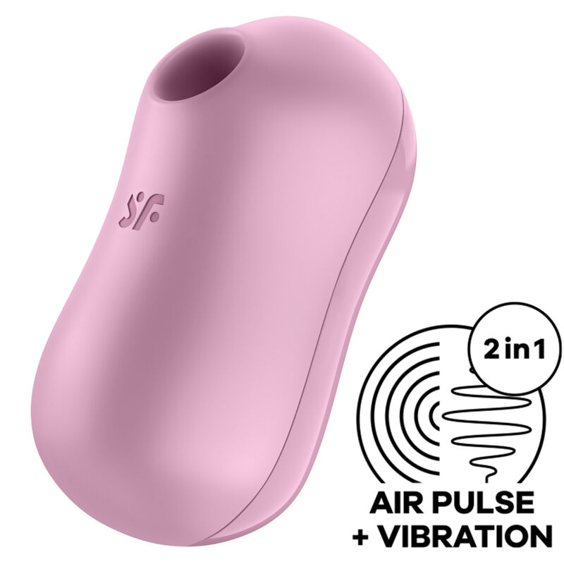 SATISFYER – ESTIMULADOR E VIBRADOR DE PULSO DE AR COTTON CANDY LILÁS