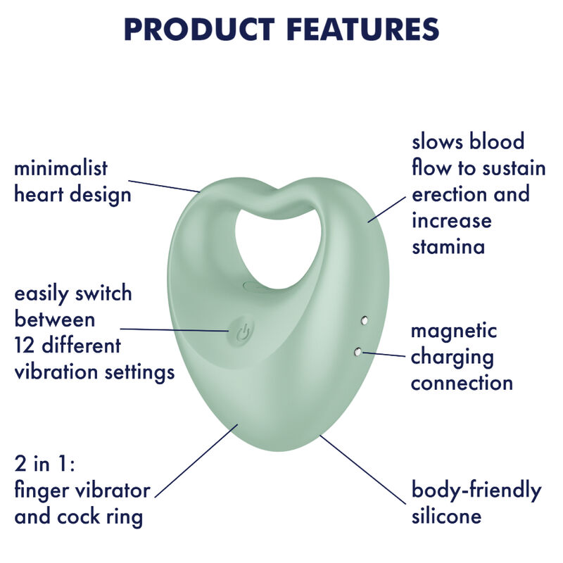 SATISFYER - PAR PERFEITO 3 VERDE - Image 5