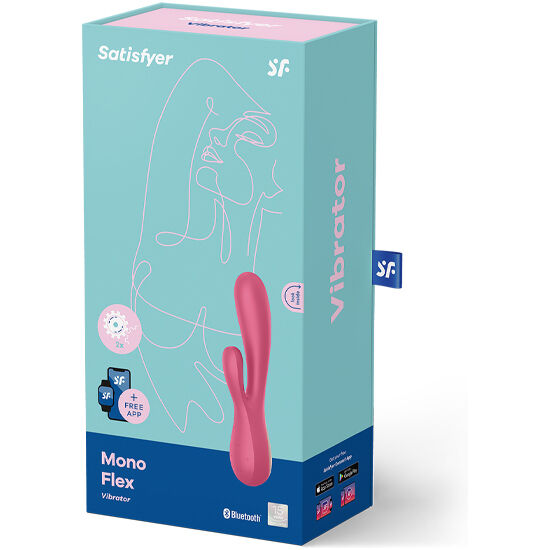 Satisfyer Mono Flex Vermelho – Vibrador – Com App - Image 4