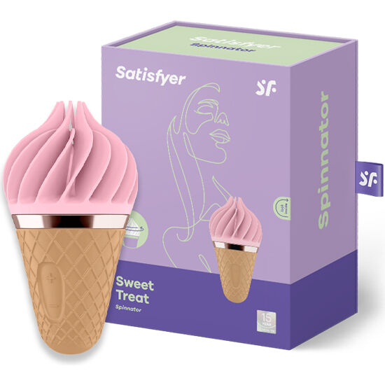 SATISFYER - SWEET TREAT SPINNATOR MARROM E ROSA - Image 2