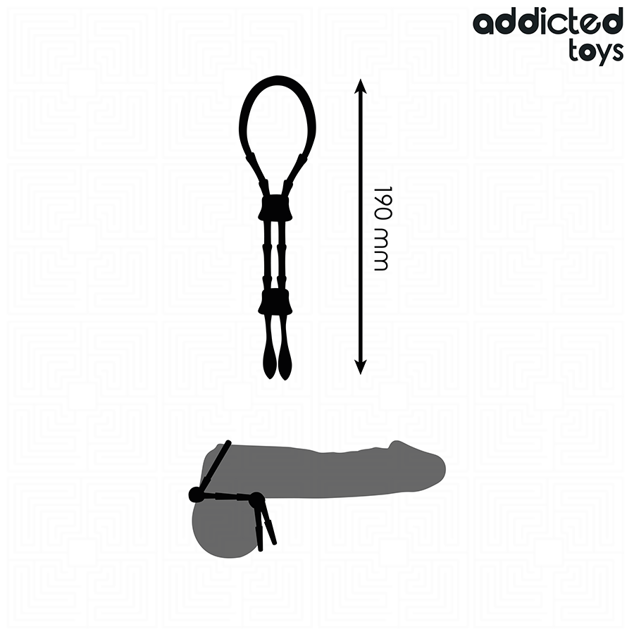 ADDICTED TOYS - CORDA DE SILICONE AJUSTÁVEL PARA O PÊNIS - Image 4