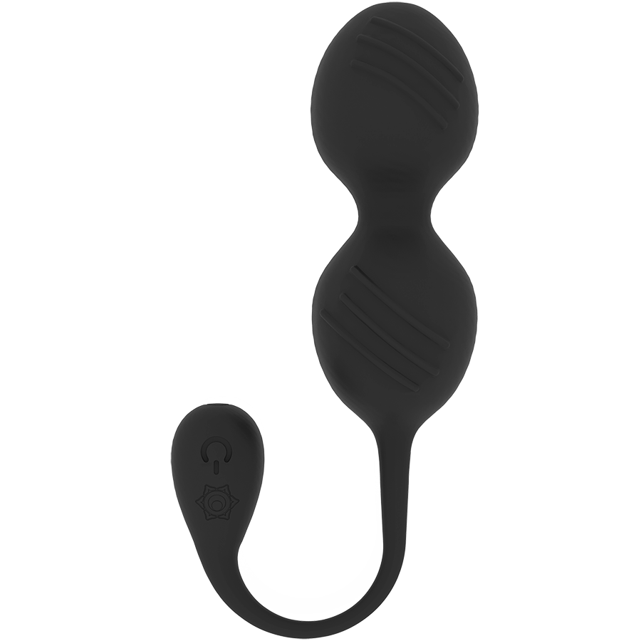 RITHUAL – BOLAS DE KEGEL VIBRATÓRIAS RECARREGVEIS NISHA PRETAS