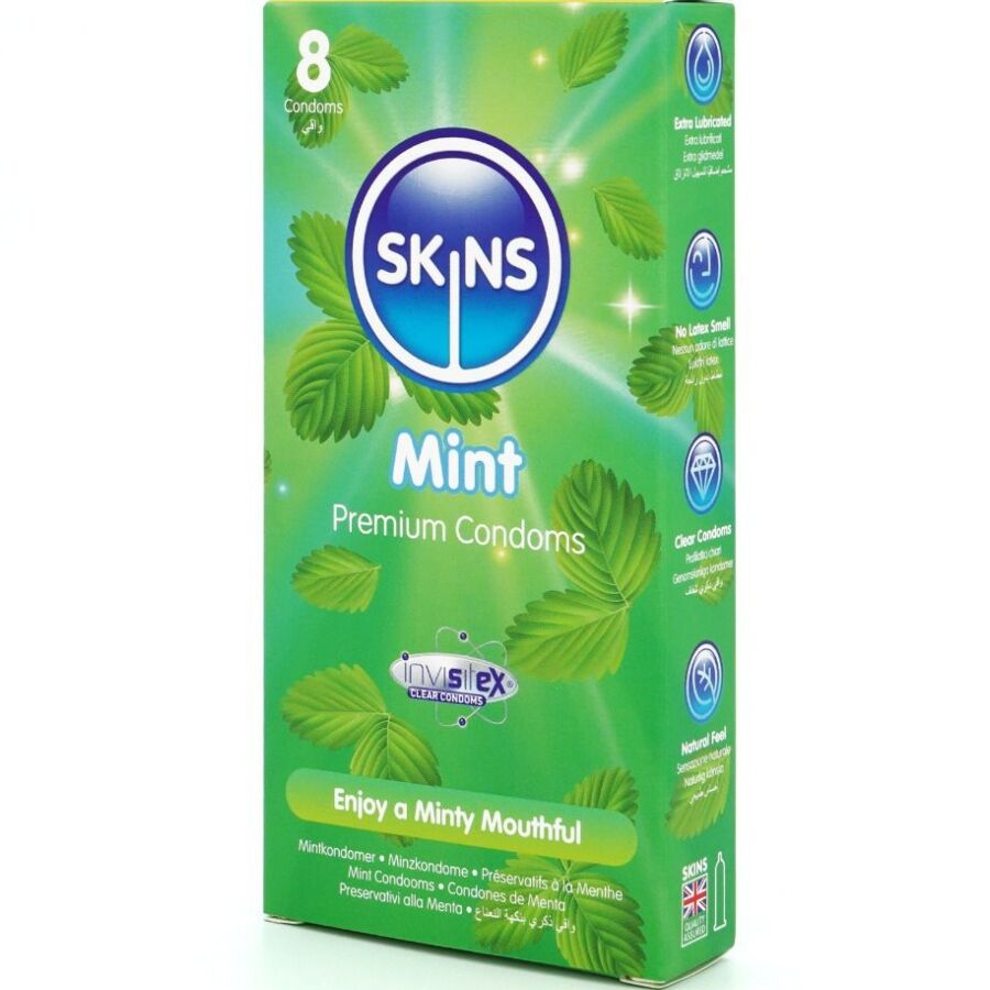 SKINS - PRESERVATIVOS MINT PREMIUM PACOTE COM 8 - Image 2