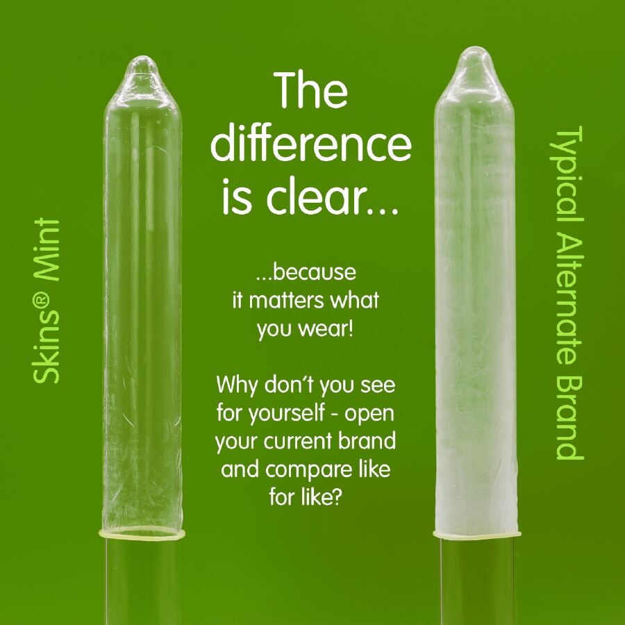 SKINS - PRESERVATIVOS MINT PREMIUM PACOTE COM 8 - Image 3