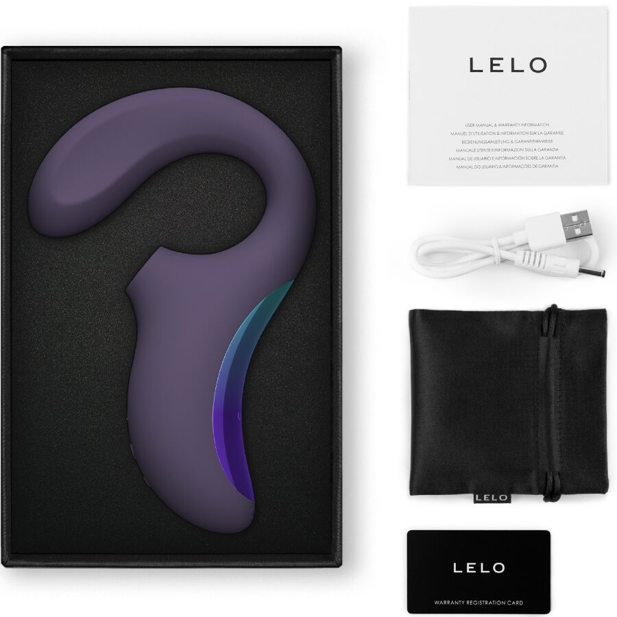 LELO - ENIGMA WAVE MASSAGEADOR DE TRIPLA VIBRAÇÃO CYBER ROXO - Image 3