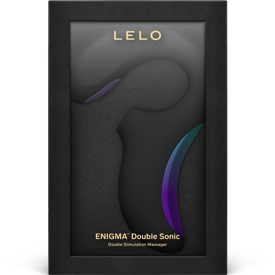 LELO - ENIGMA DUPLO VIBRADOR SÔNICO PONTO G PRETO - Image 4