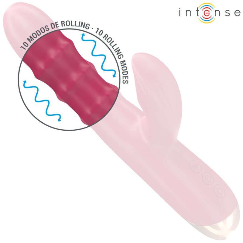 INTENSE - CHLOE VIBRADOR MULTIFUNCIONAL 3 EM 1 VERMELHO - Image 3
