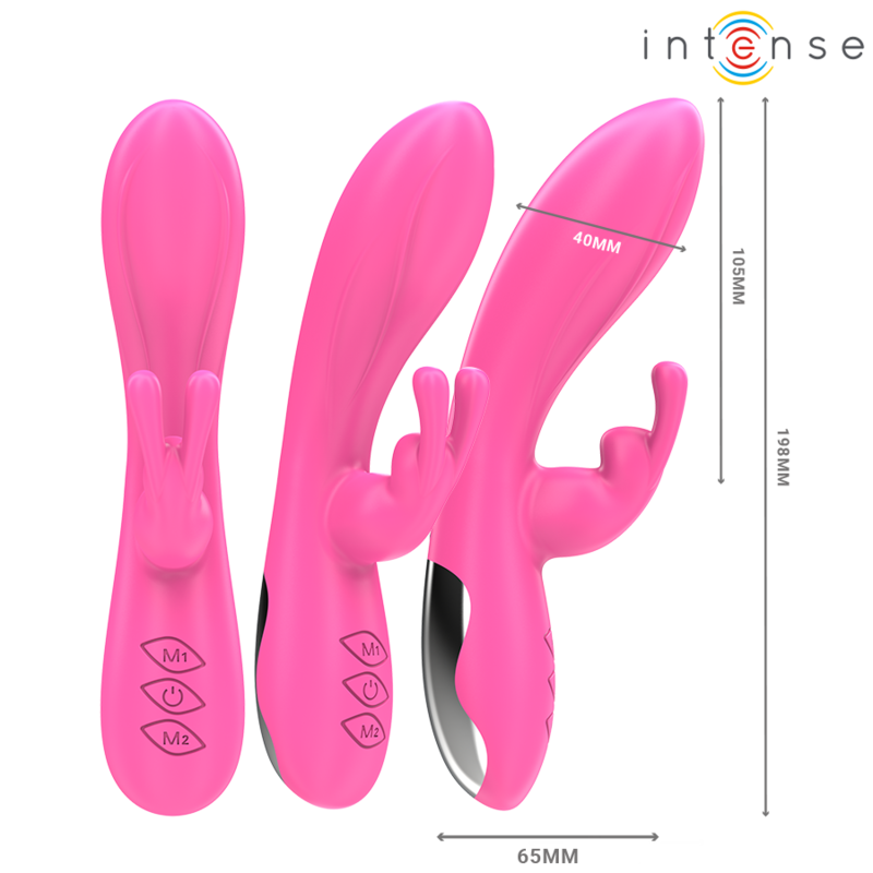 INTENSE - RANDALL RABBIT VIBRADOR 10 VIBRAÇÕES ROSA - Image 3