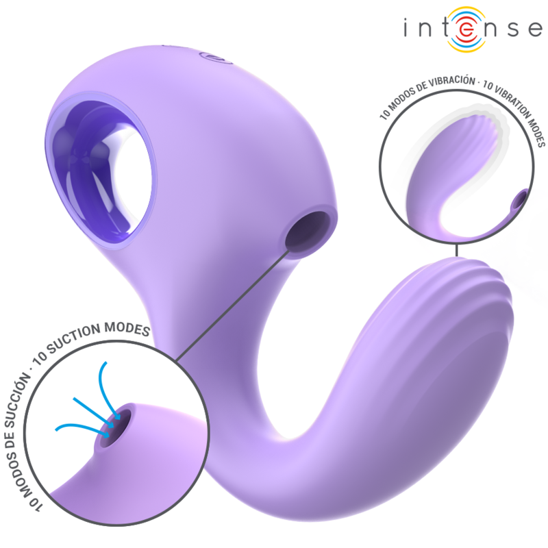 INTENSE - VIBRADOR E ESTIMULADOR BAXTER VIOLET - Image 2