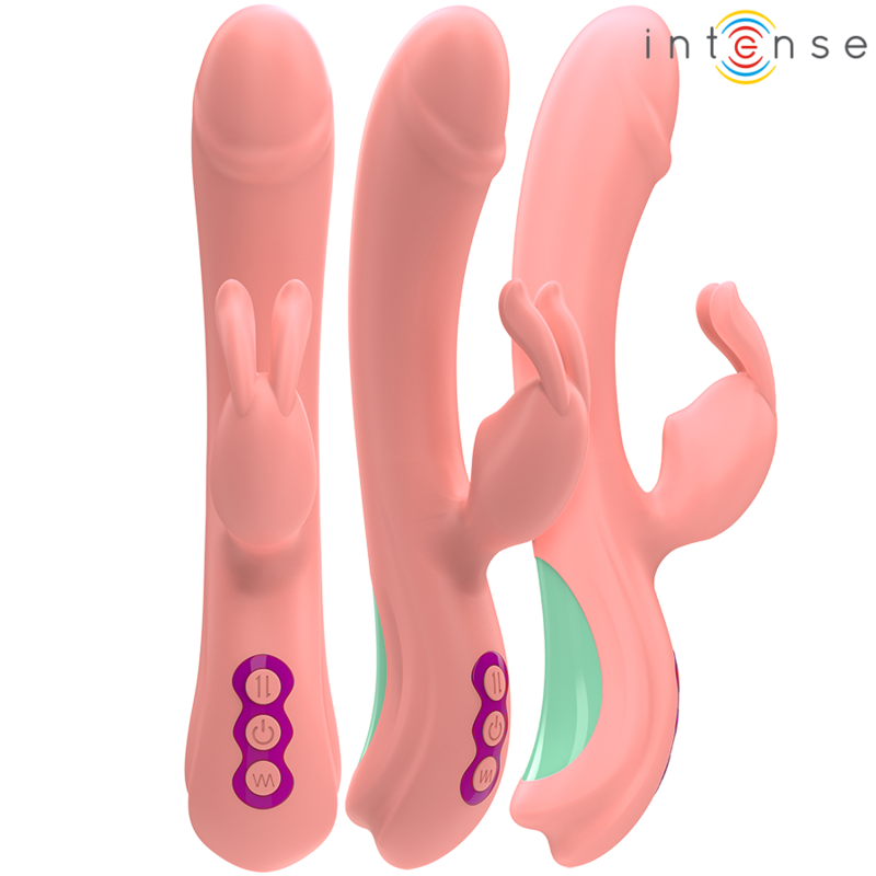 INTENSE - VIBRADOR RACHEL RABBIT 5 VIBRAÇÕES ROSA - Image 3