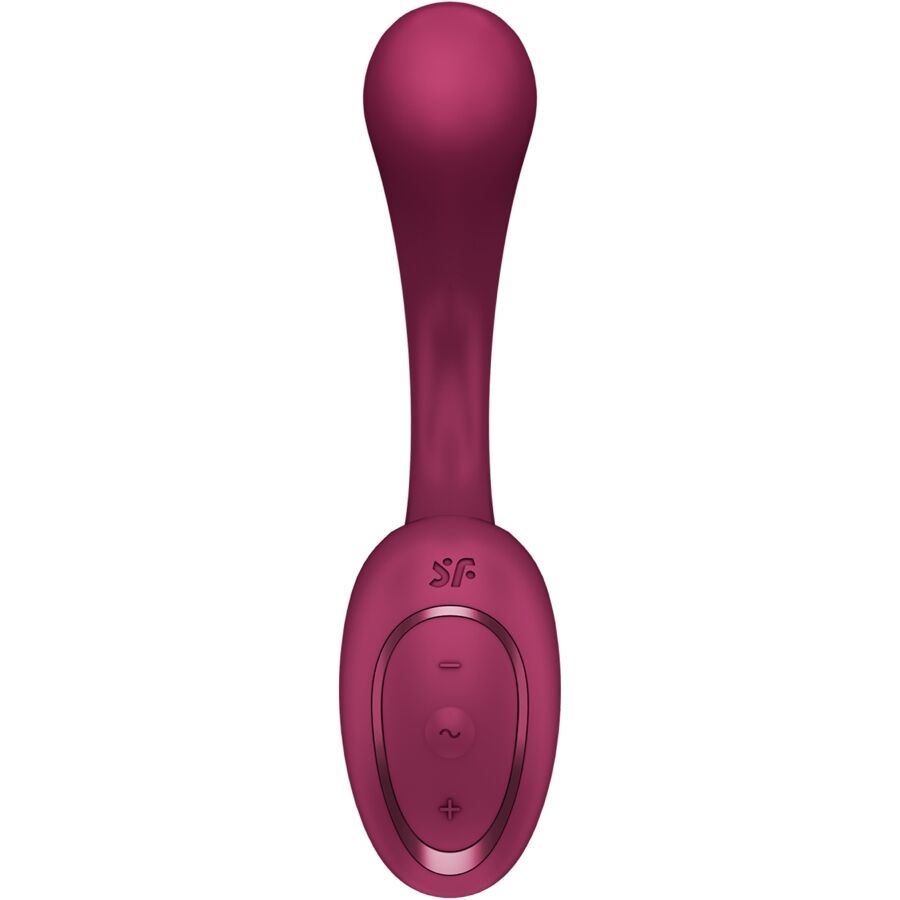SATISFYER - G FOR GODDESS 2 RABBIT VIBRATOR BOTTLE BORDEAUX - Image 2