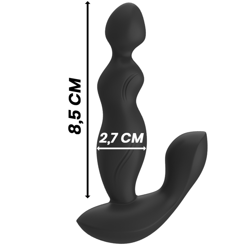 Black&Silver Cora Preto e Prateado – Vibrador Anal – Controle Remoto - Image 4