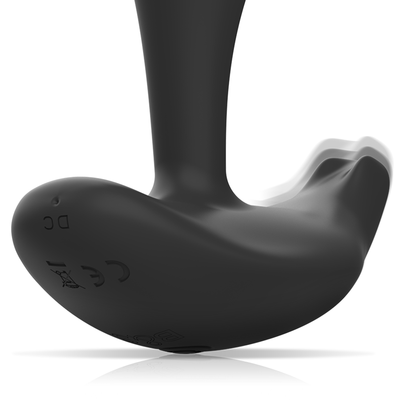 Black&Silver Dwayne Preto – Vibrador Anal – Controle Remoto Silicone - Image 4