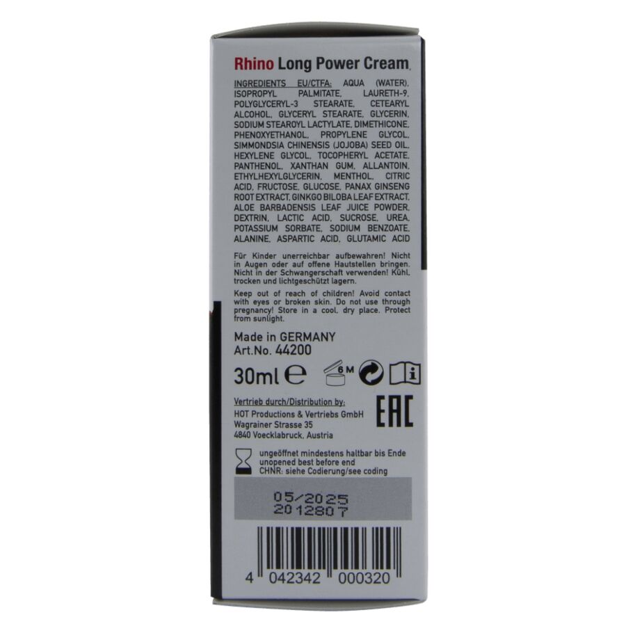 HOT - RHINO LONG POWER CREAM 30 ML - Image 4