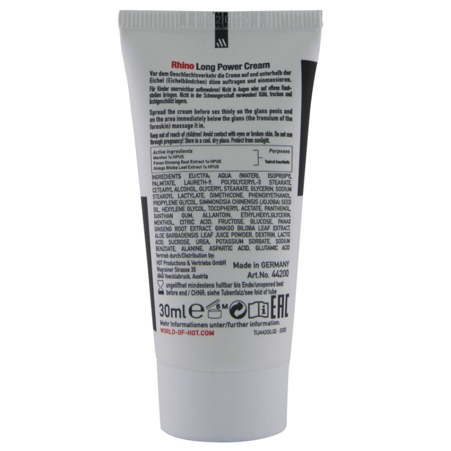 HOT - RHINO LONG POWER CREAM 30 ML - Image 2