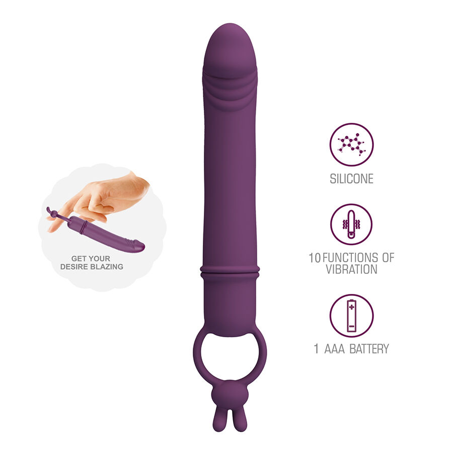 Pretty Love Cora – Vibrador – Realista com Anel - Image 2