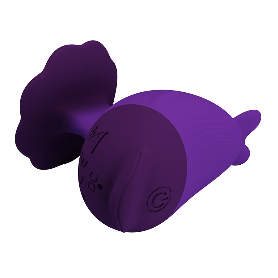 Pretty Love Dolphin Roxo – Mini Vibrador – Silicone Com Clip - Image 2