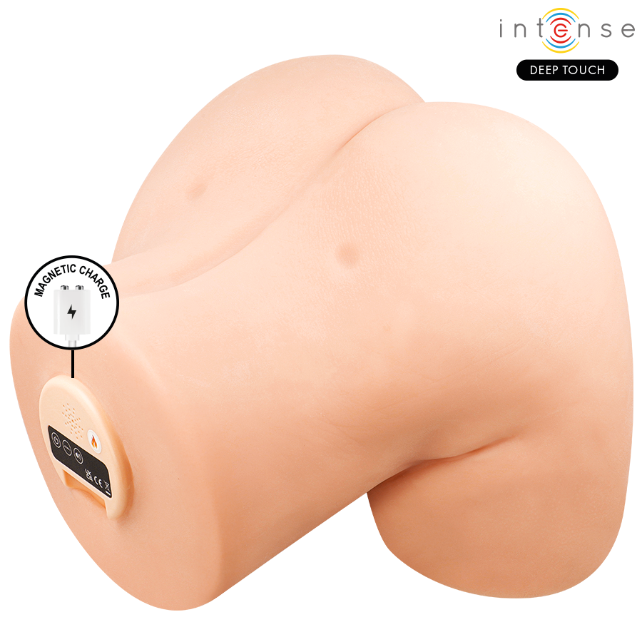 INTENSE DEEP TOUCH - MASTURBADOR ANAL E VAGINAL JULIA COM SUCÇÃO, CALOR, VIBRAÇÃO E EFEITOS DE VOZ COM CONTROLE REMOTO 9 KG - Image 5